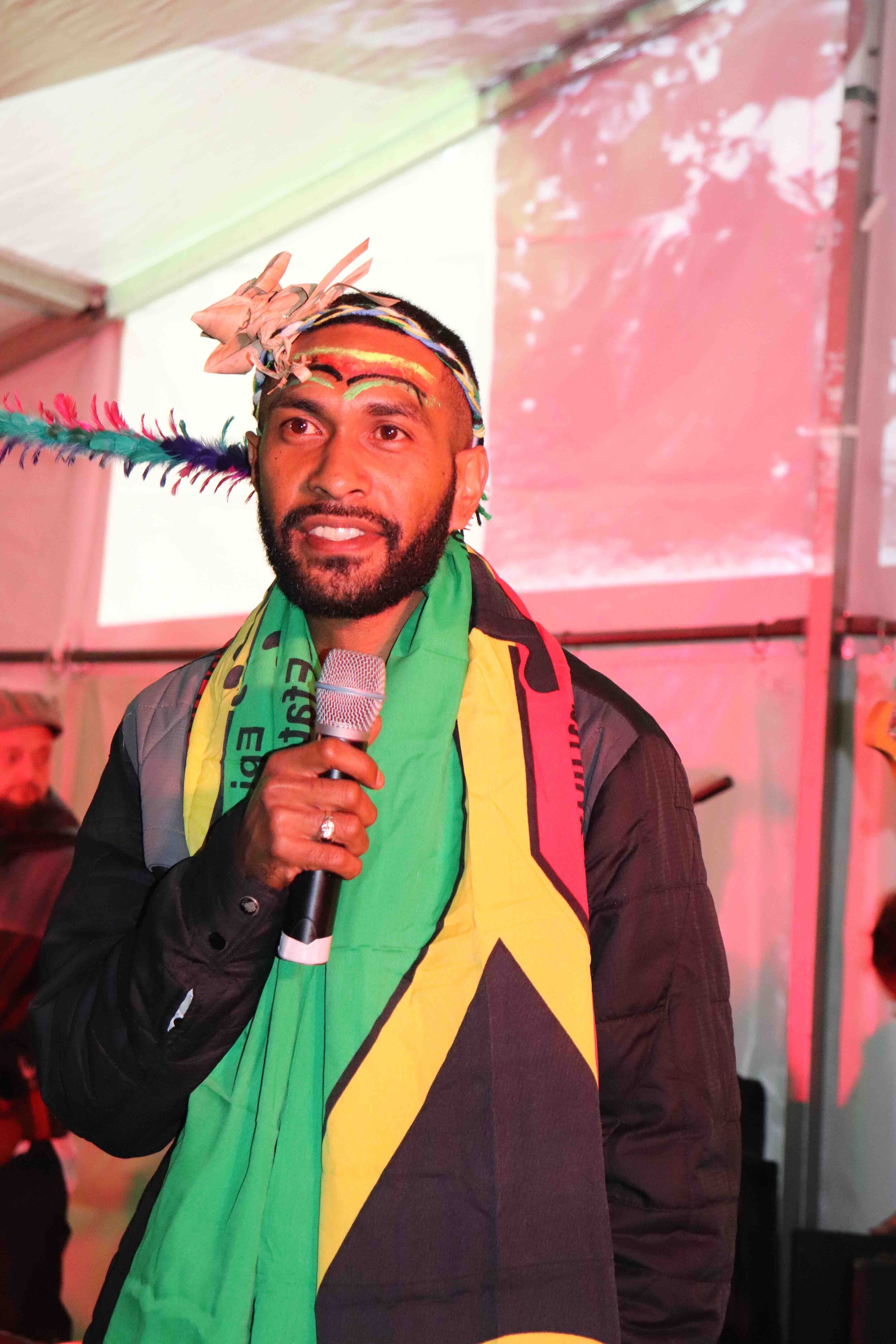 Blackbirding descendant Mr. Alfred Henaway sings @ Sugar Fest 2019