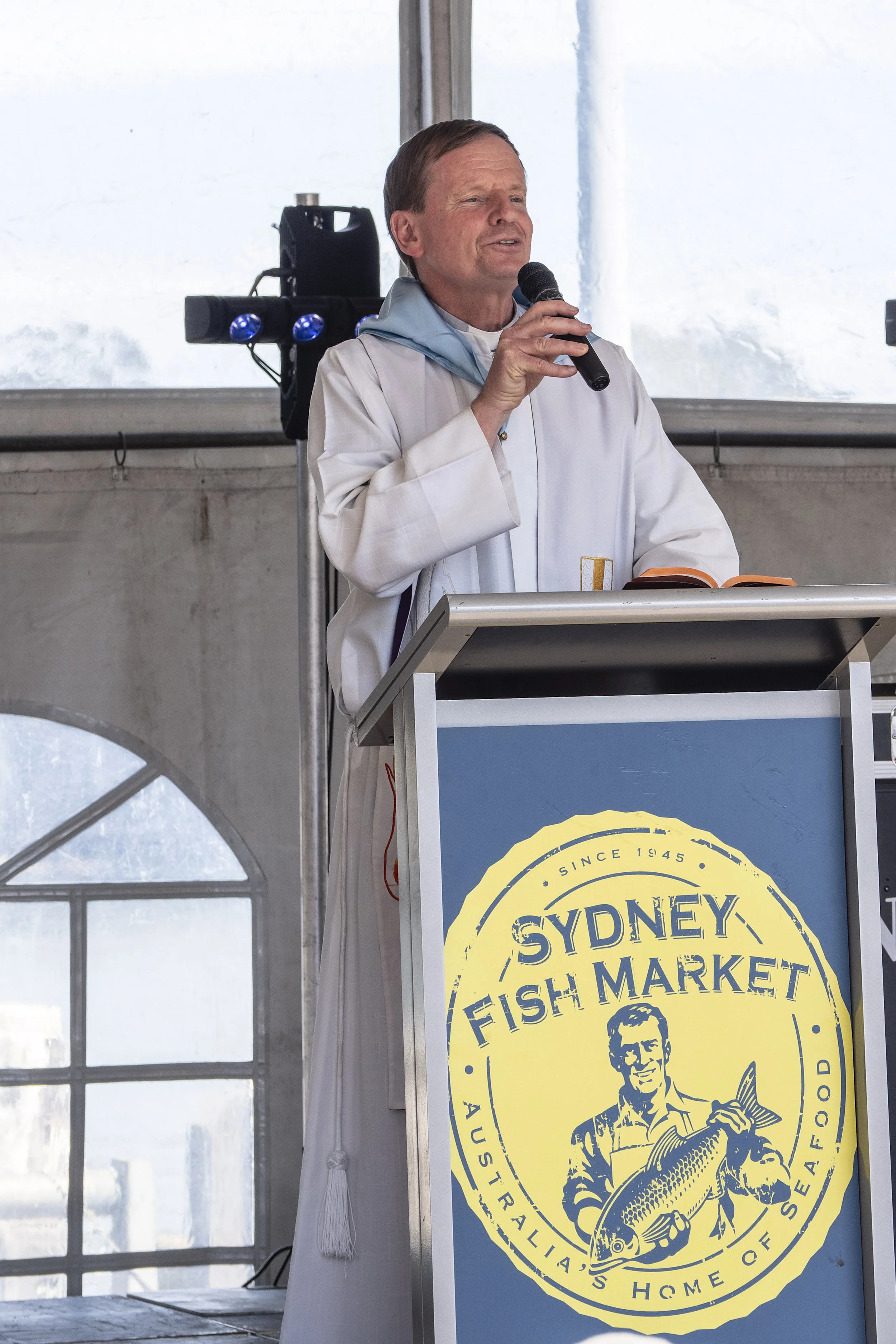 Priest Blessing the Fleet