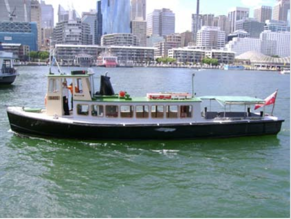 Harman on Sydney Harbour