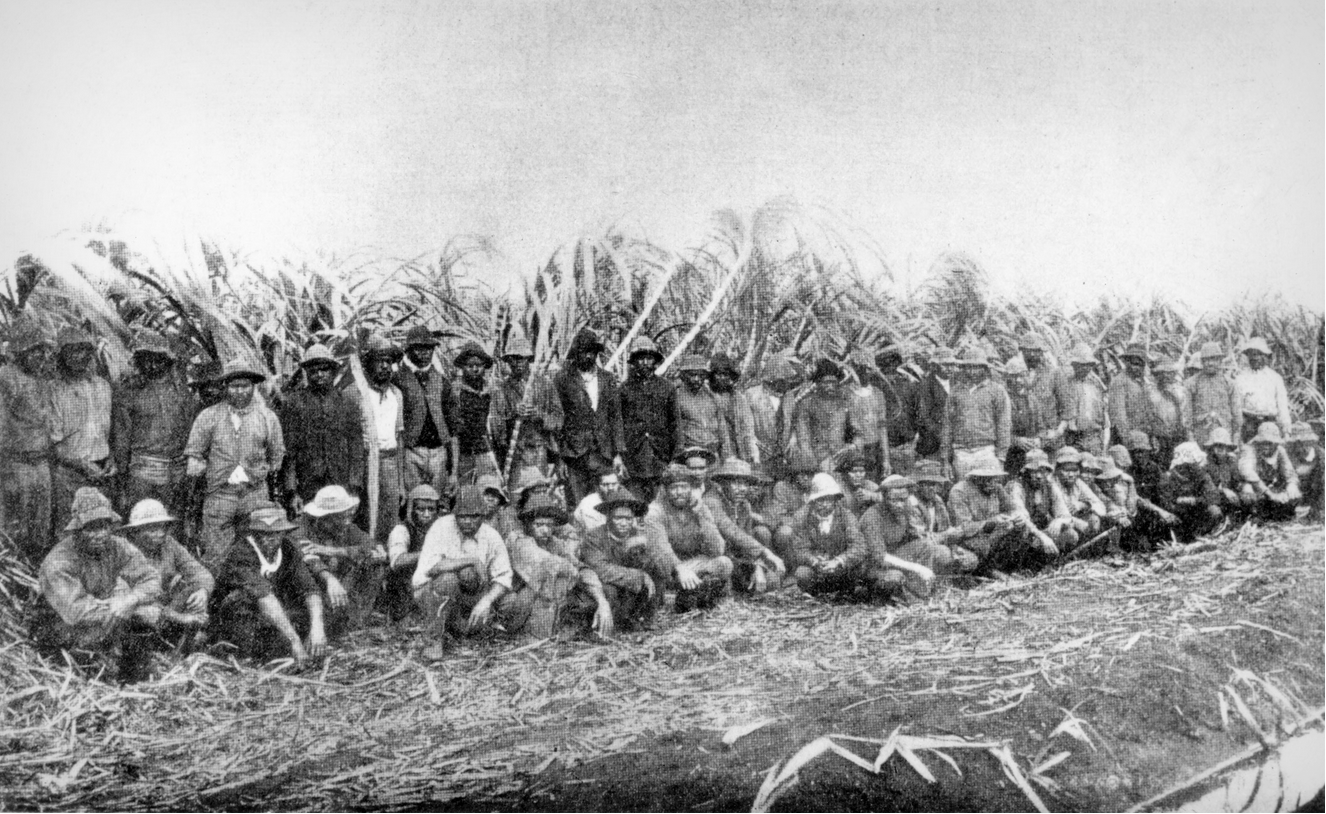 Pacific Islander sugar cane labourers