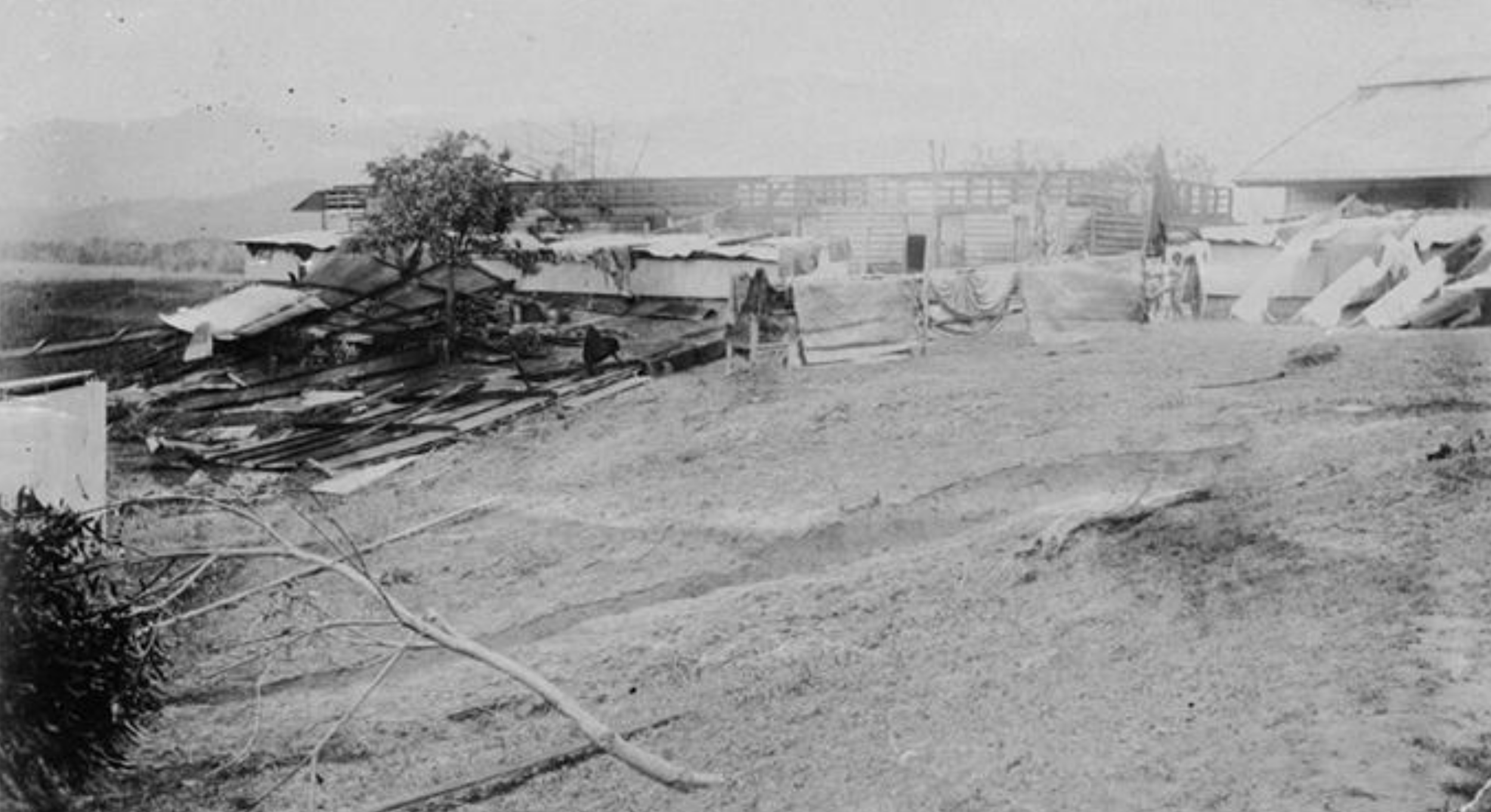 Labasa hurricane, Coolie Lines, 1912