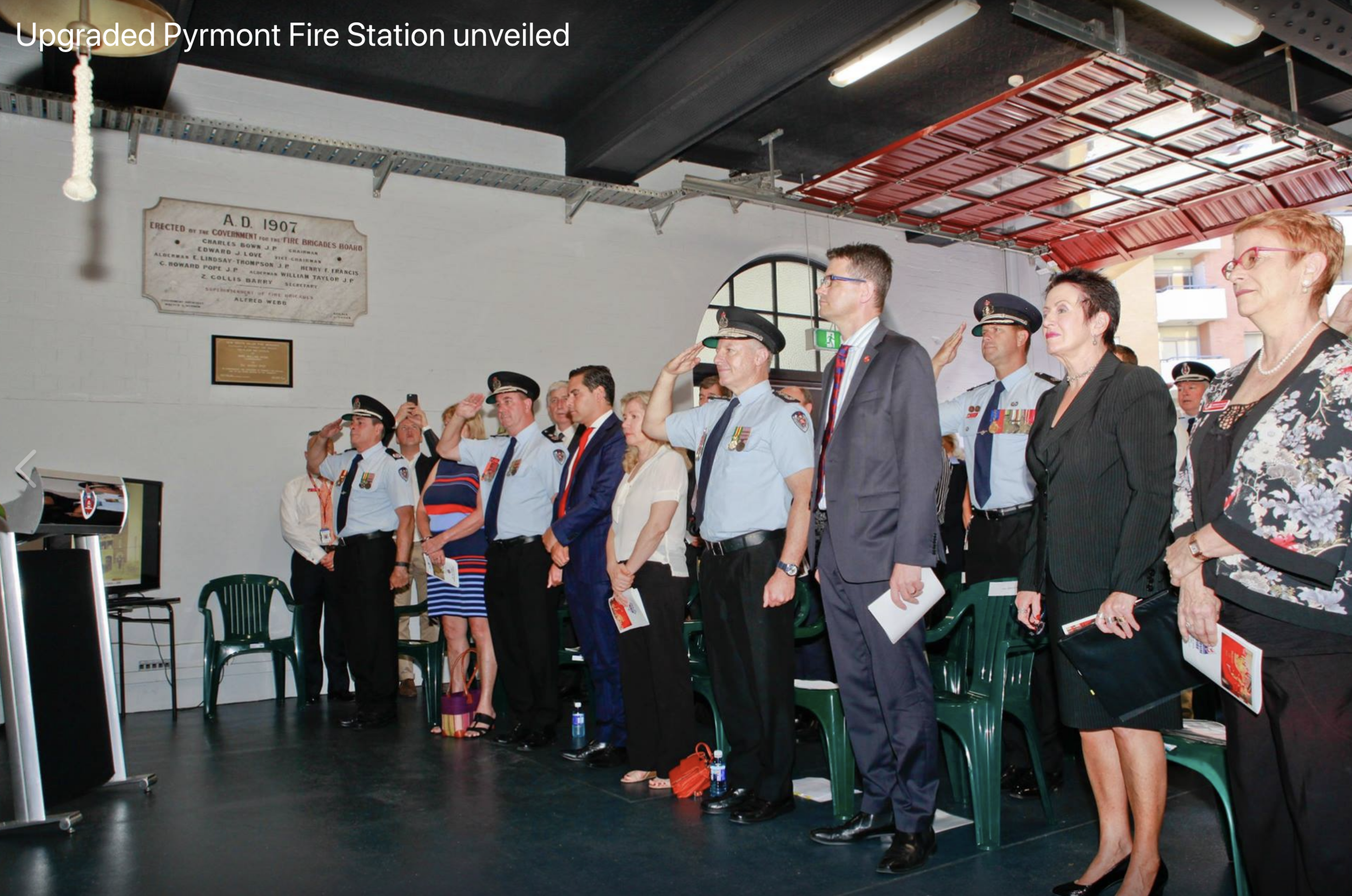 Gathering stands for the National Anthem