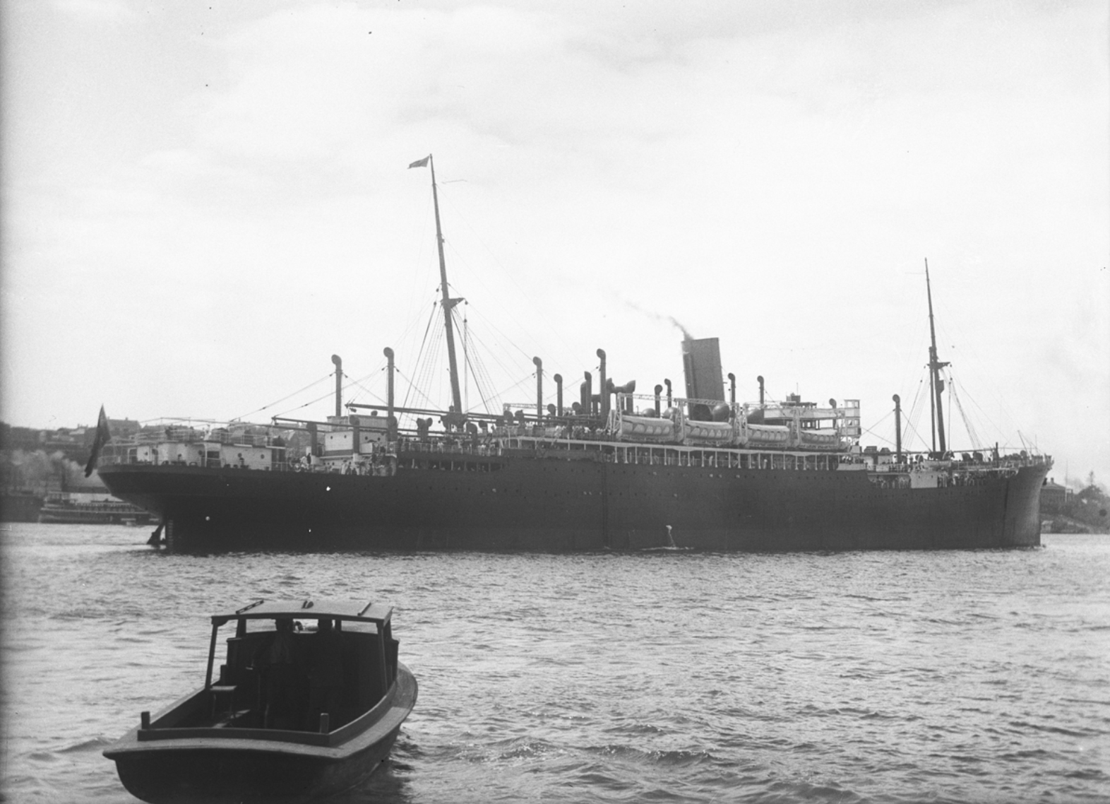 SS Moreton Bay - one of the vessels chartered by the Dutch government-in-exile affected by the waterside workers’ black bans