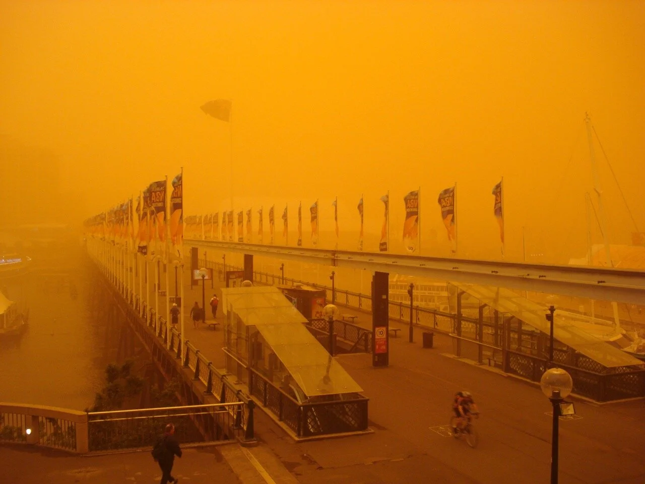 CBD end of Pyrmont Bridge