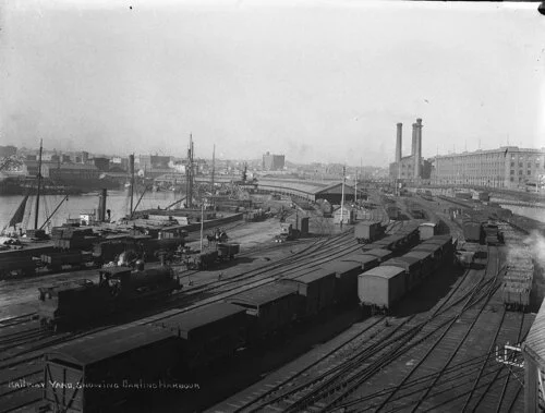 Railway yards, Darling Harbour 