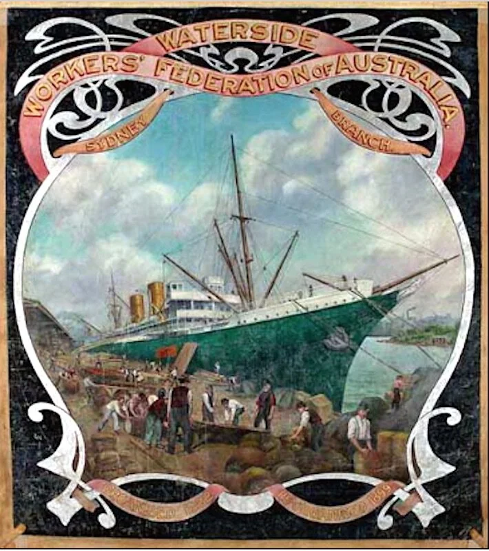 Waterside Workers' Federation banner