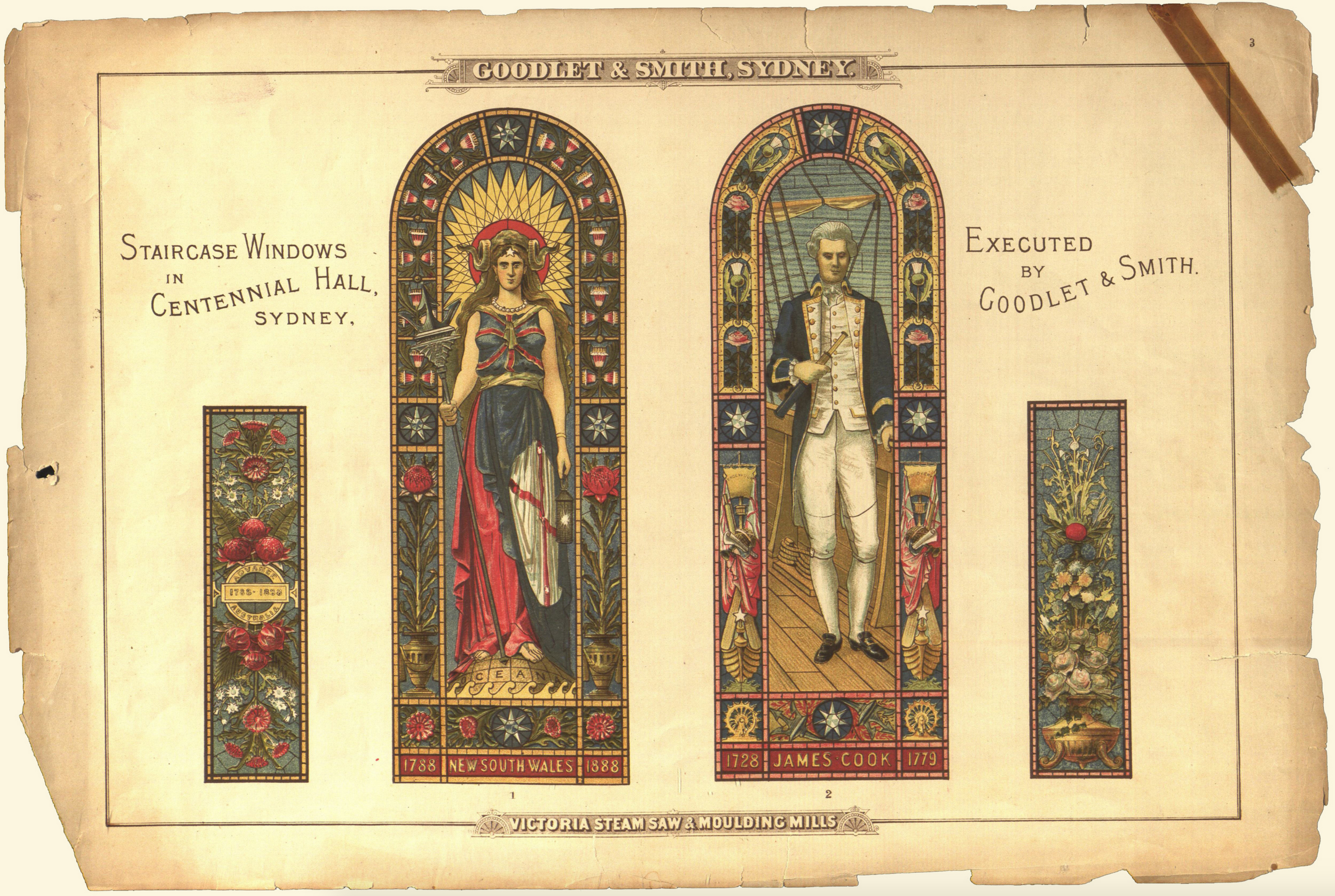 Goodlet & Smith staircase windows