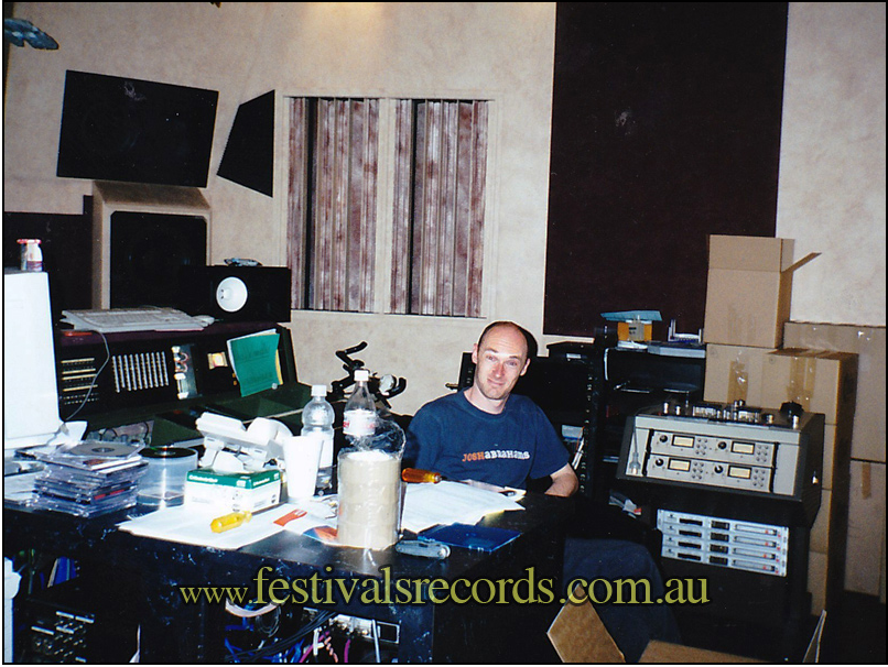 Packing up the mastering studio 2001