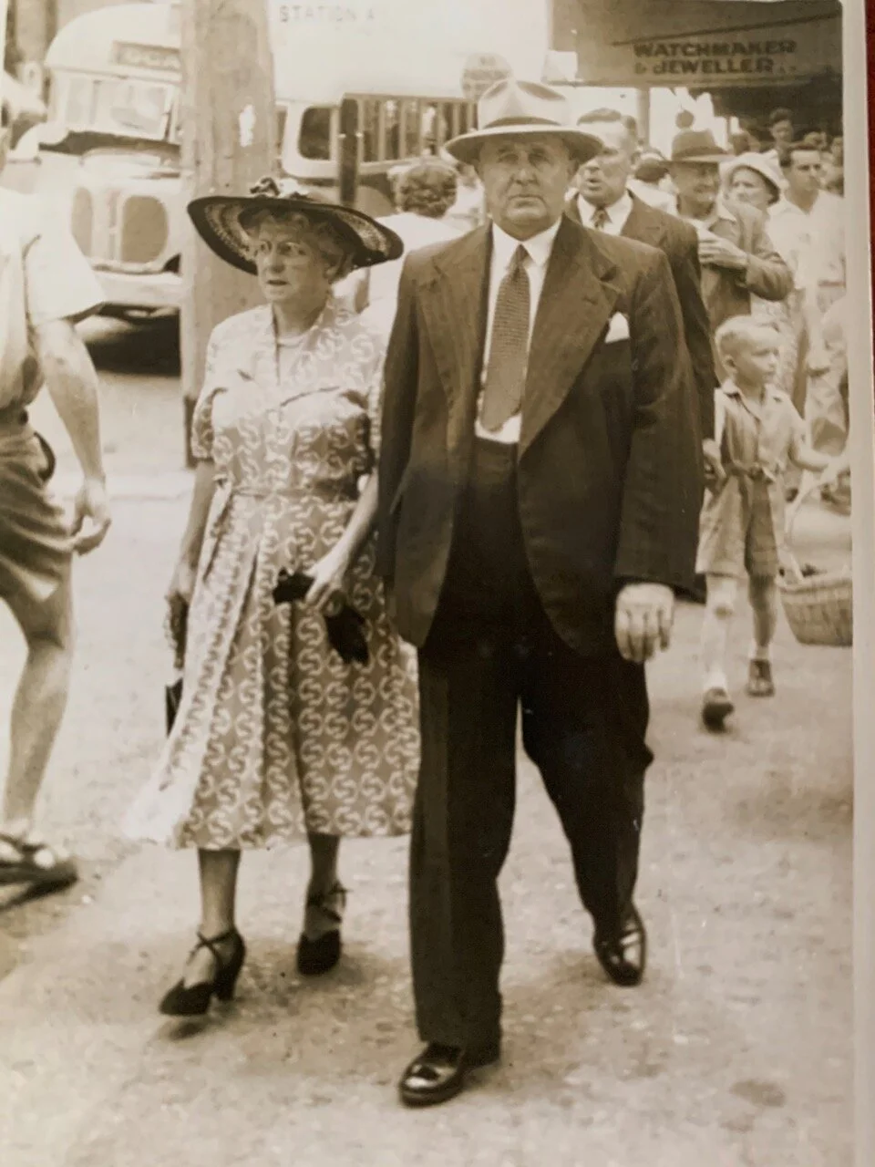 Norah and Leslie James c1940s