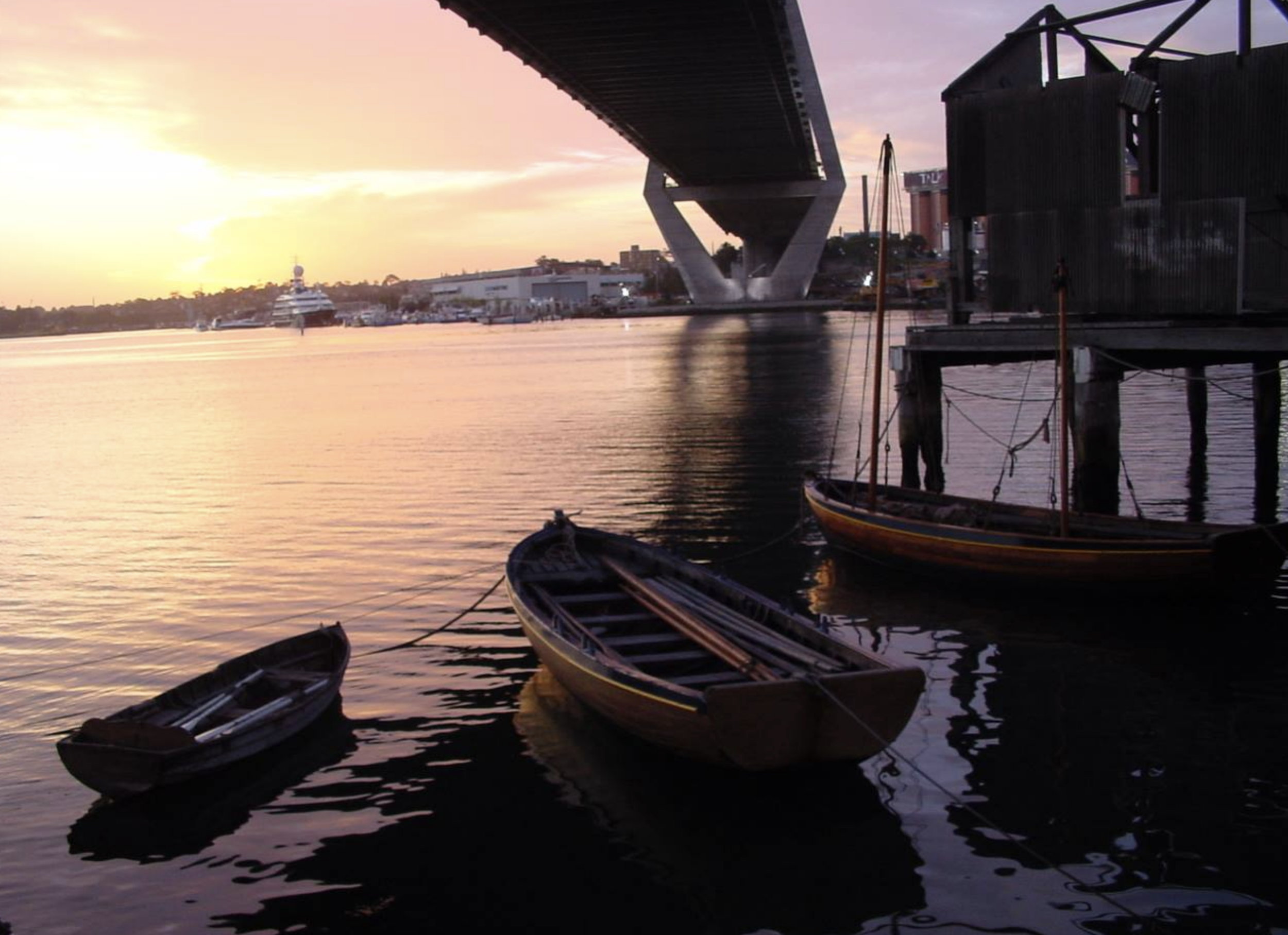 Blackwattle Bay at sunset