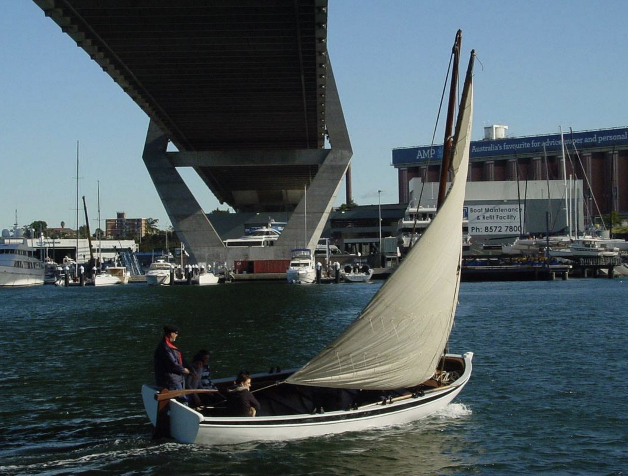 Under the Anzac Bridge