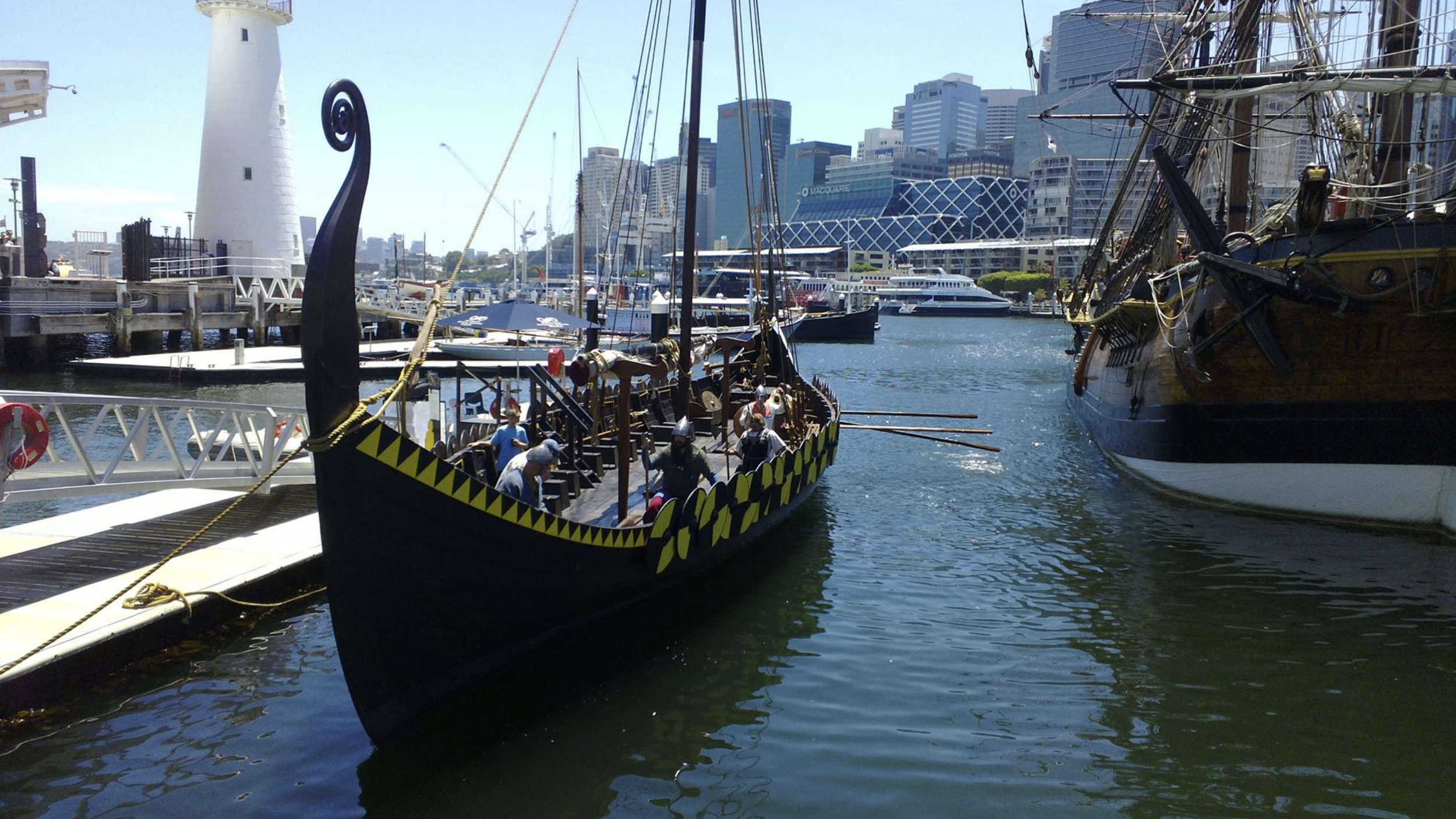 Viking ship Aegir at the Maritime Museum