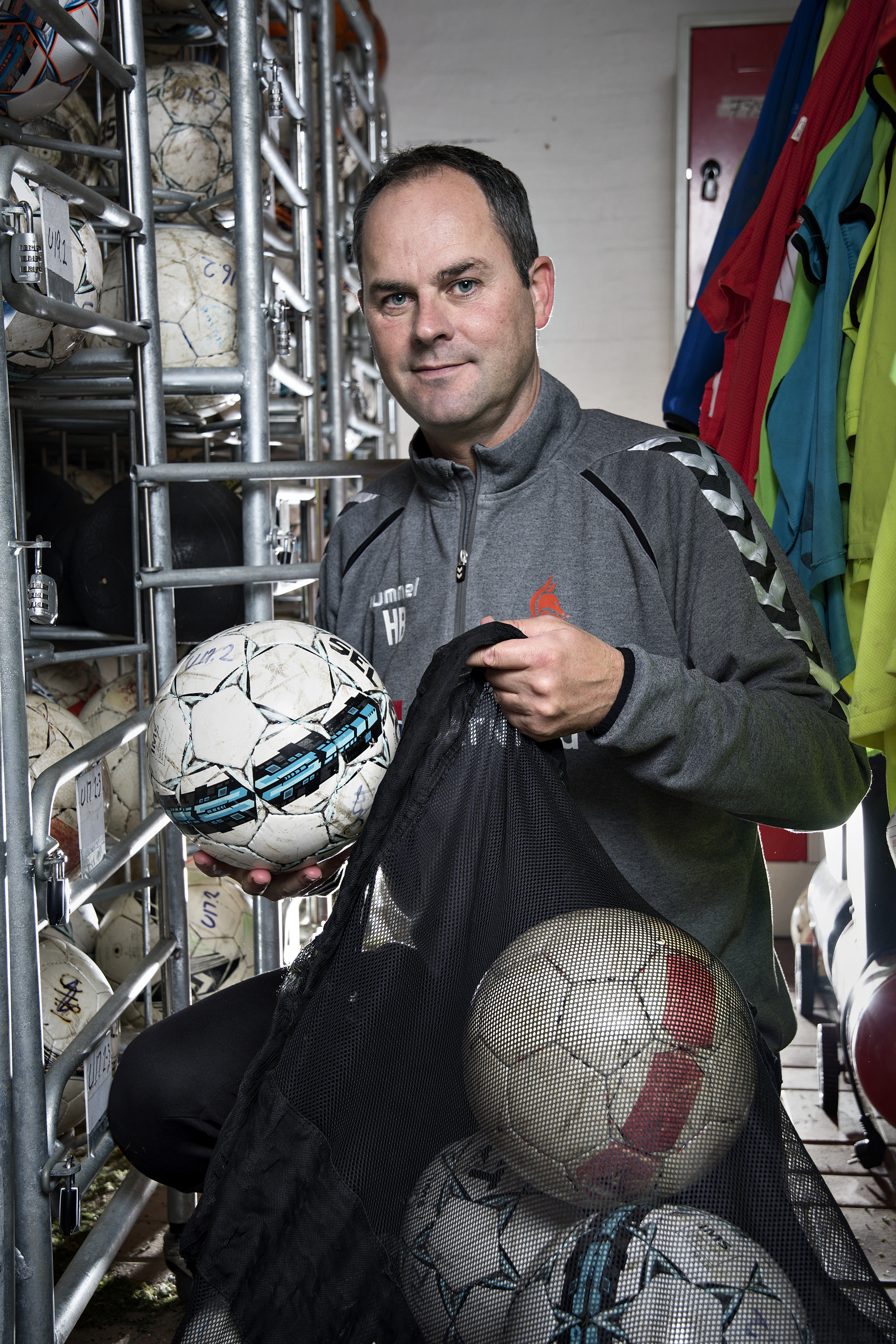 I IF Lysengs boldrum møder fine analyser og strategier om udviklingen af idrætten virkeligheden i det danske foreningsliv. De to verdener skal kombineres i projektet. Foto: Lars Krabbe