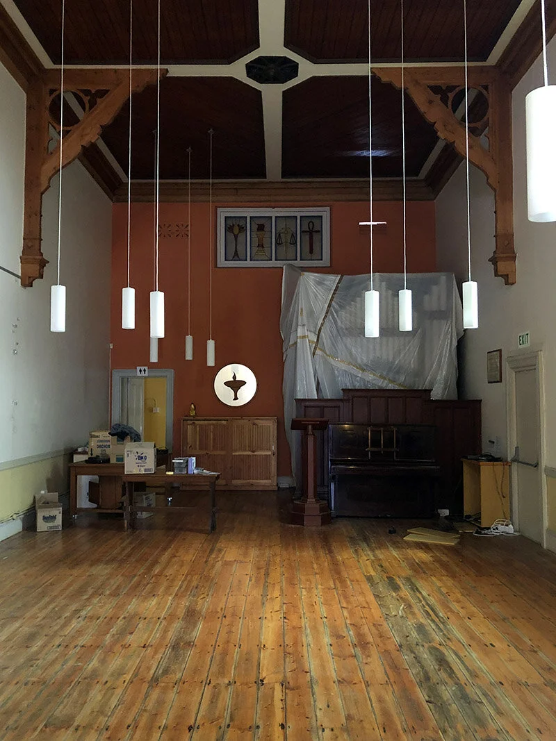 Thanks to volunteers who prepared the church for de-beetling.