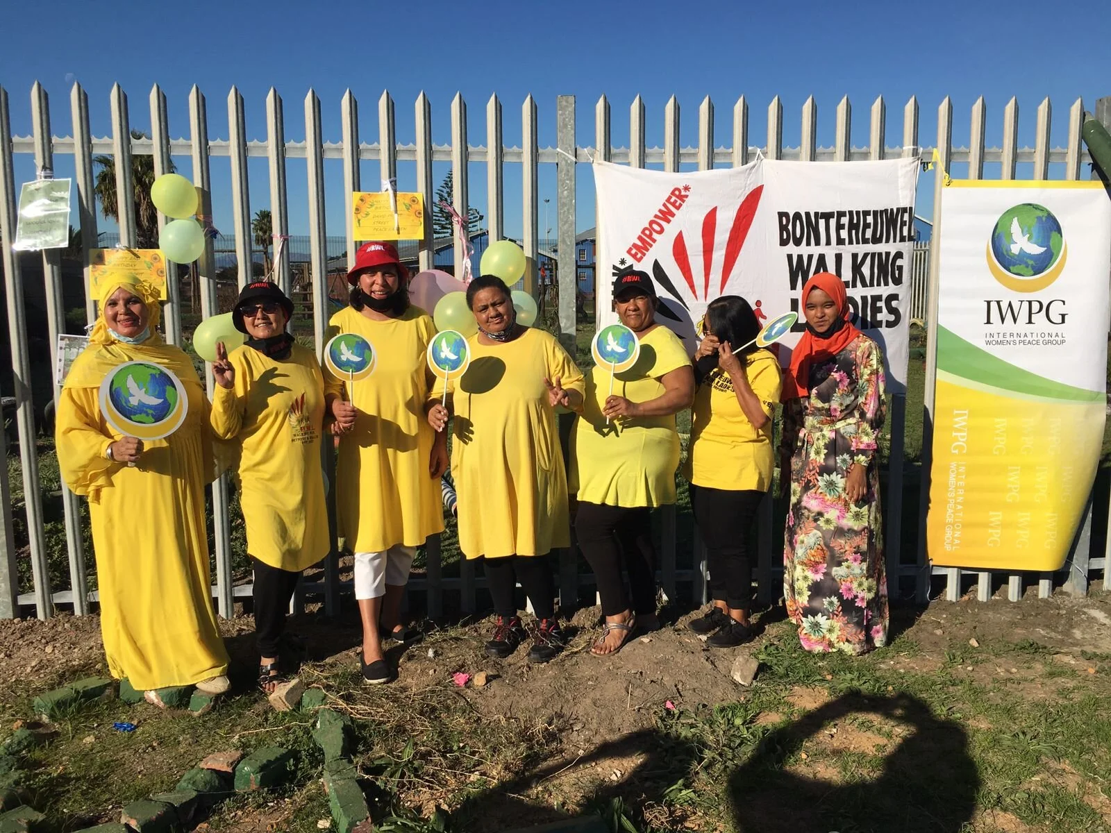 We had a great time with Soraya Salie and the Bonteheuwel Walking Ladies, celebrating the 2nd birthday of the David Profit Peace Garden! They have invited us back in September for our annual Flower Communion service!