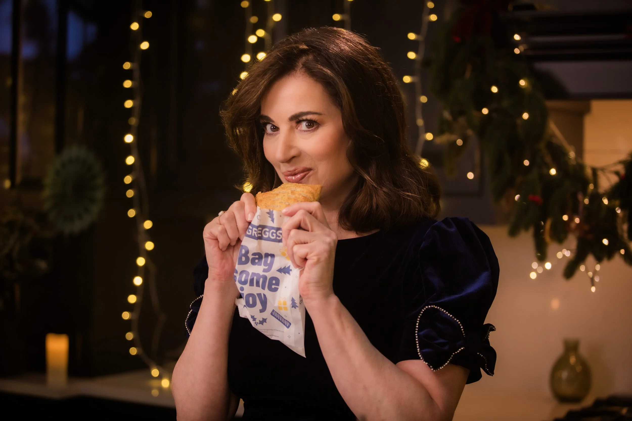 Nigella Lawson x Greggs Christmas Campaign