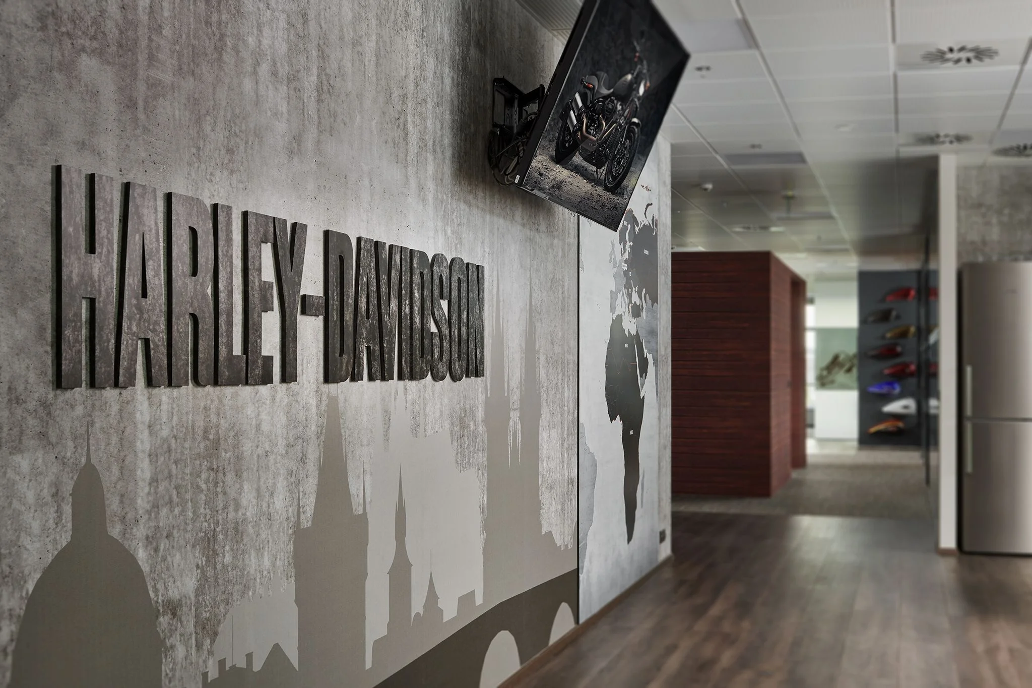 Harley Davidson office in Prague