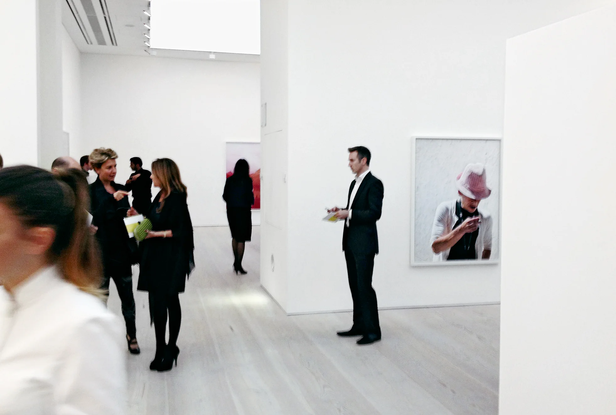 Performance Artists, iPhone images, Saatchi Gallery, 2012