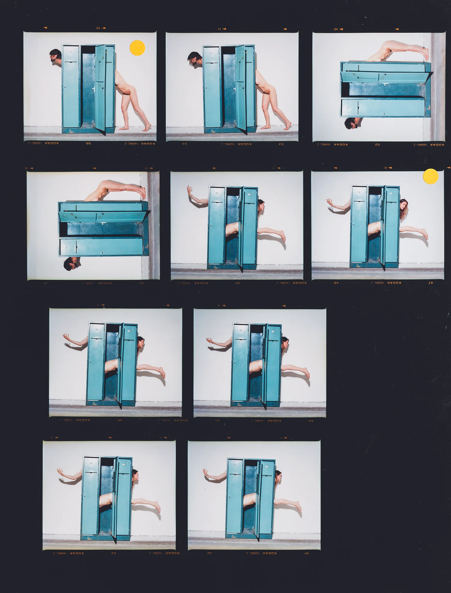 Body Cabinet 1 (contact sheet 1) , C-type print, 2009