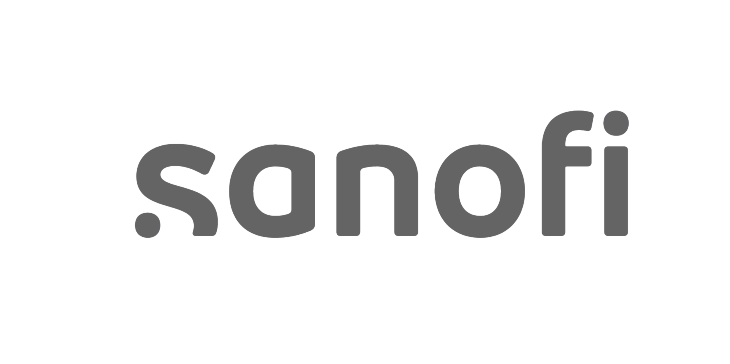 Sanofi logo with stylized orange and red swoosh above the company name in black text.