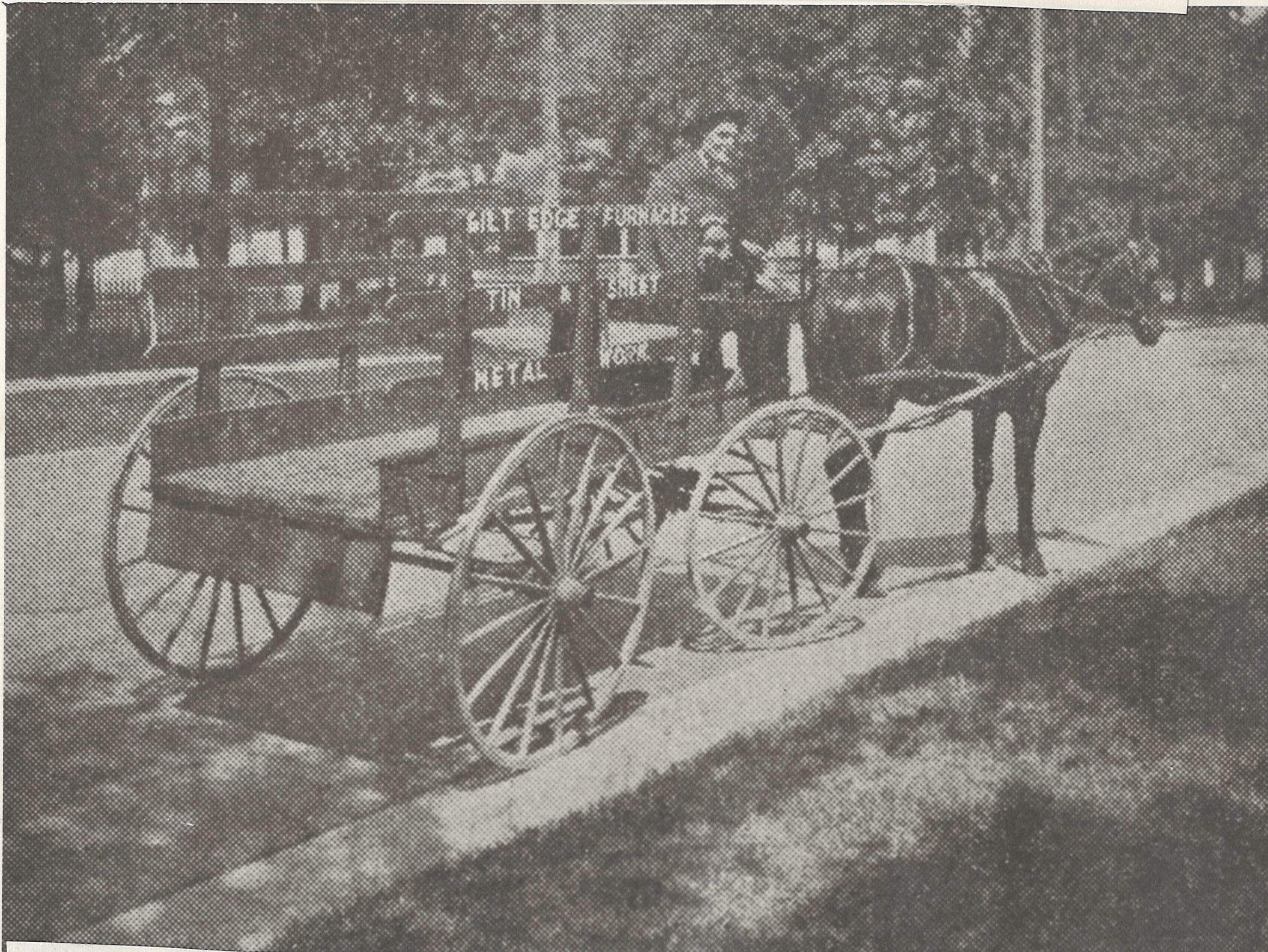 Horse Drawn Furnace Delivery Carriage