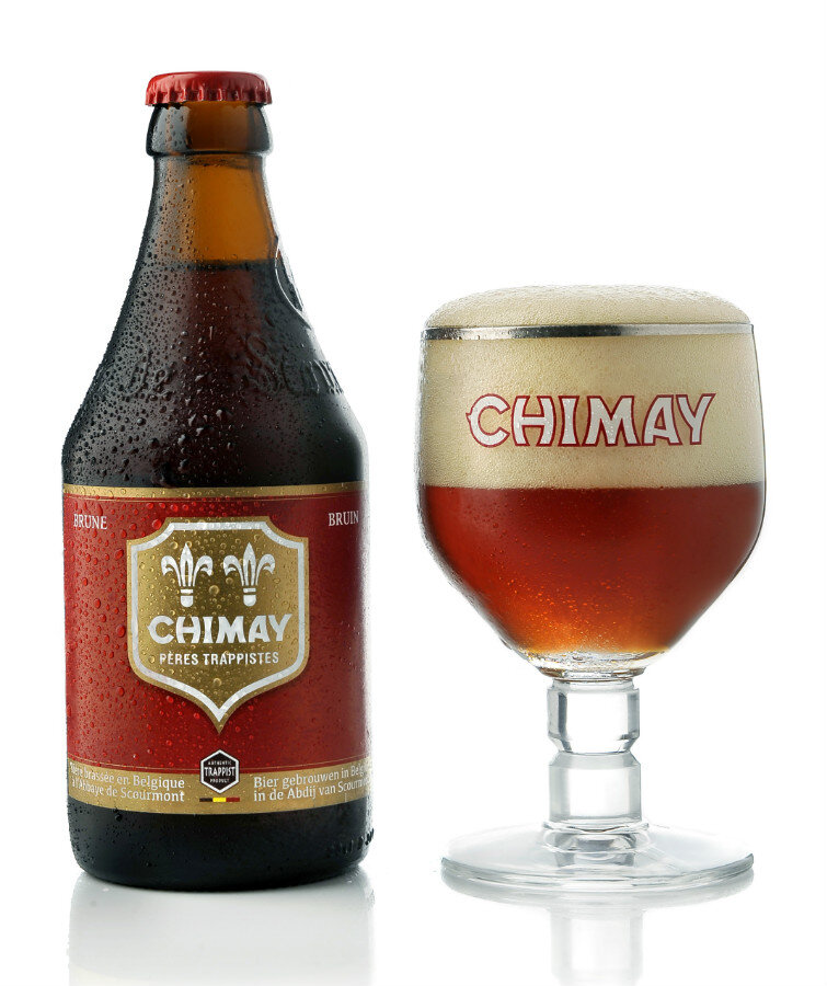 Chimay Brune - Untappd  3,7  - Fish & Beer