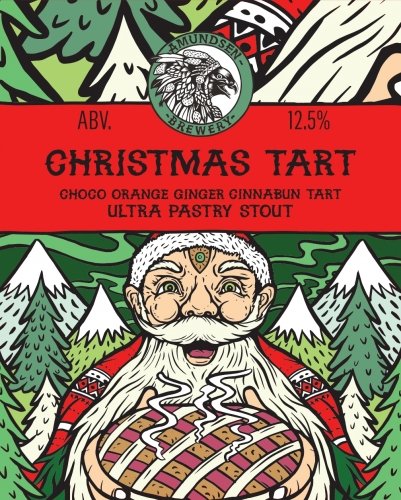 Amundsen Christmas Tart Stout Imperial Double Pastry -Untappd 3,93  - Fish & Beer