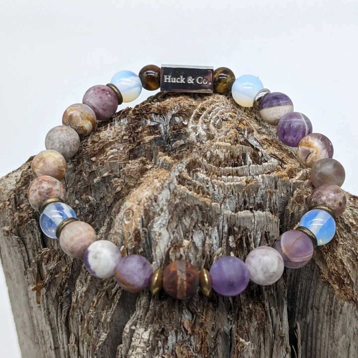 Chevron Amethyst combines the metaphysical powers between Quartz and the stress-relieving properties of Amethyst, lessening ones resistance on your path to self-discovery. This stone is often said to be stronger and more powerful, especially with hig