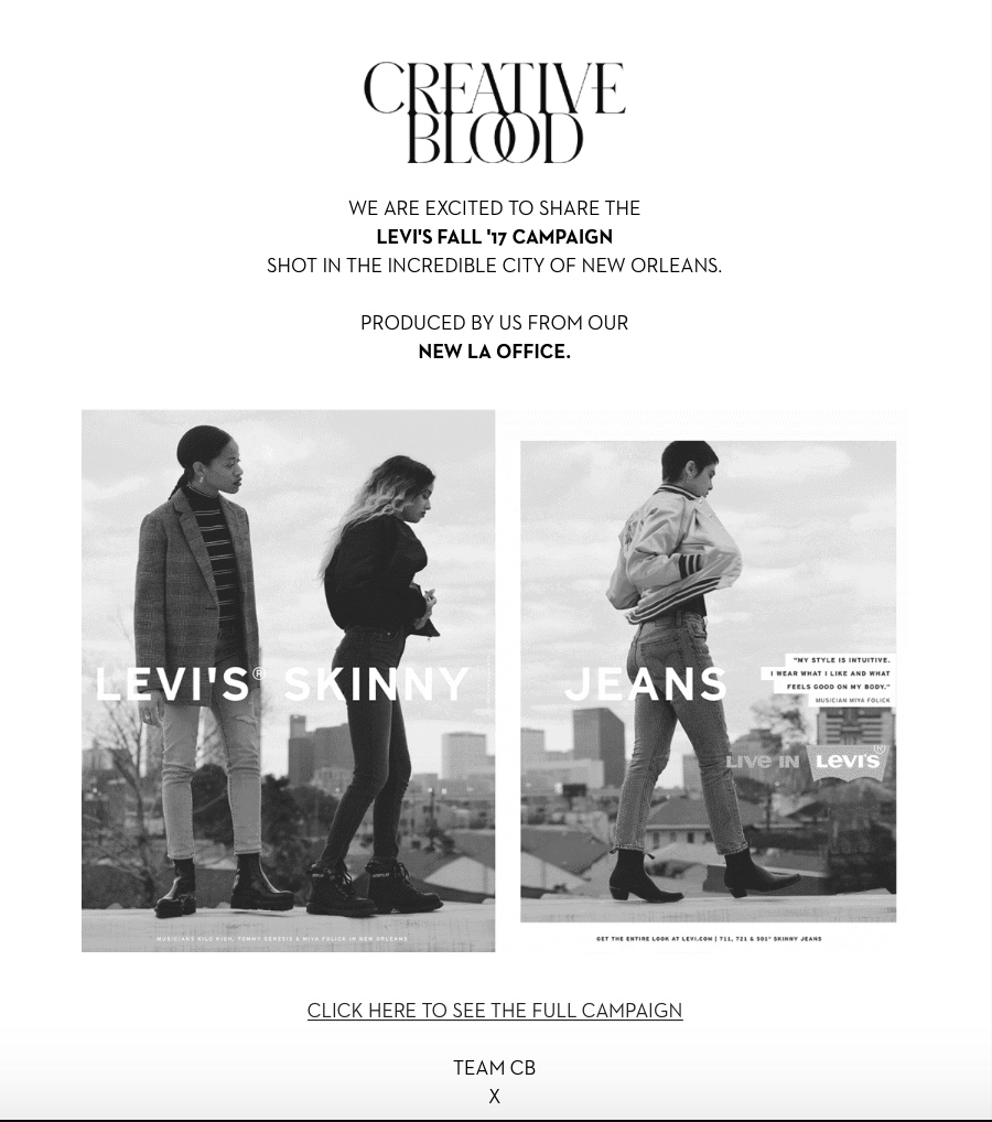 LEVI’S LA | NOV 2017Campaign stats