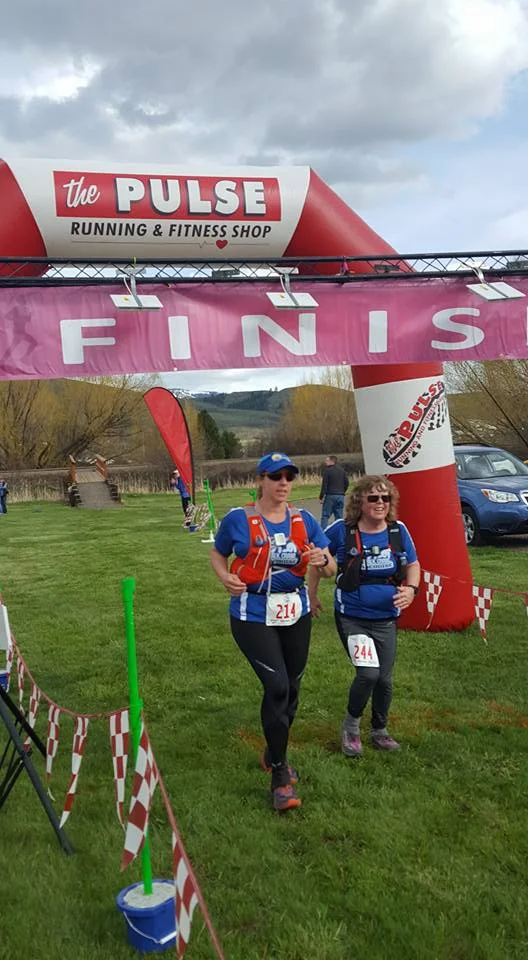 Linda Falkner, Kathy Parks - Weiser River Trail 50K