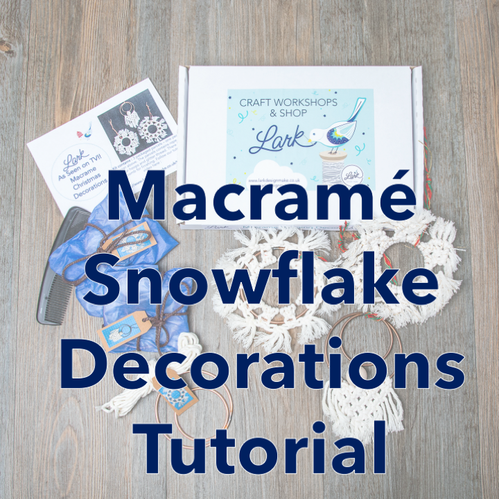 Macrame decorations kit tutorial