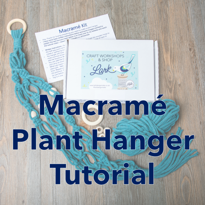 Macrame Plant Hanger Tutorial