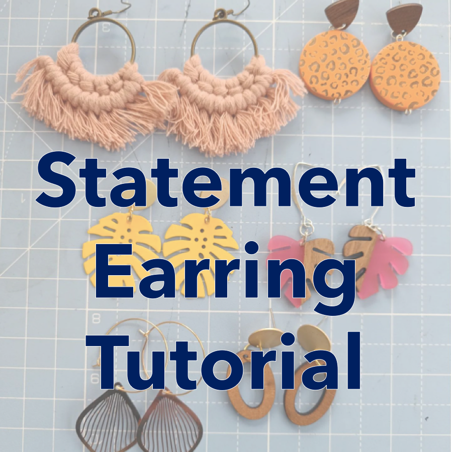 Statement earrings kit tutorial