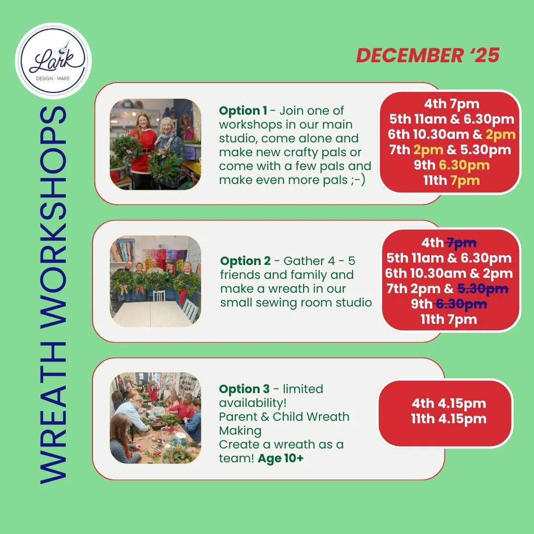 Hey, it's that time of year again, mum and I are planning our foraging expeditions in the week leading up to our 7th year of wreath making workshops ;-) 

Thanks to everyone who has bought their tickets already since we launched them last week in our