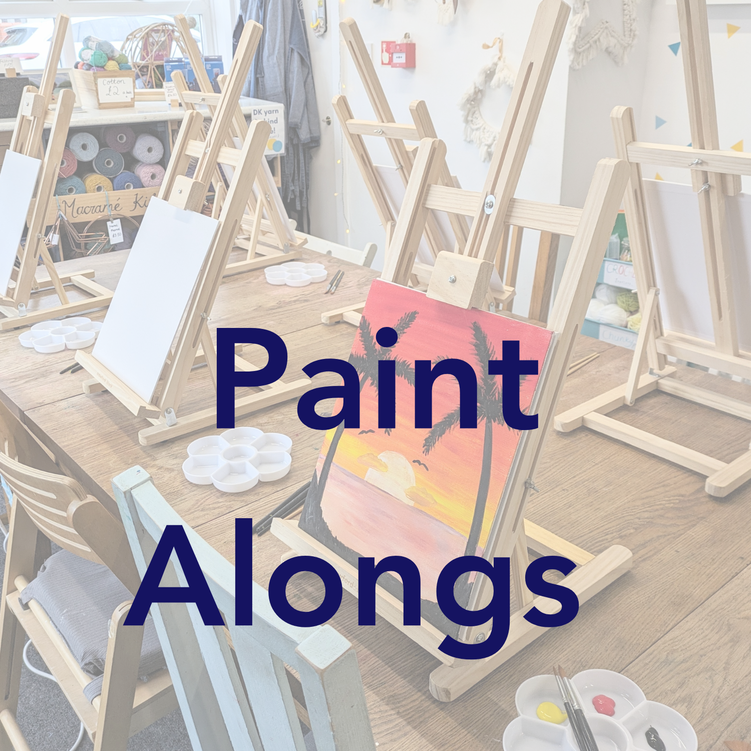 Paint along workshops Cardiff 