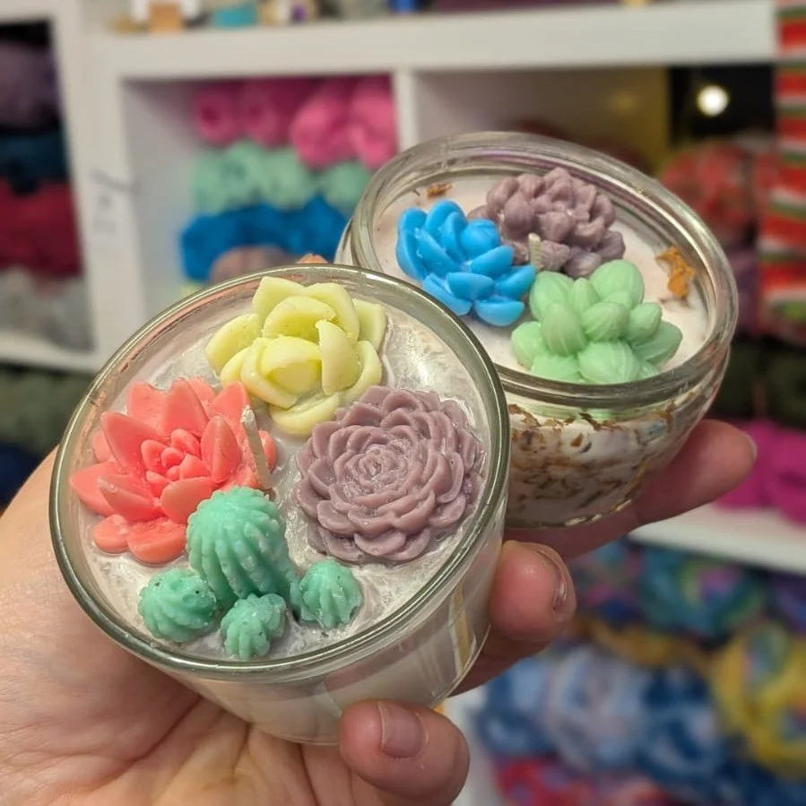 Alight team... we've got a new one for ya! 
CACTUS CANDLES!

How flippin' adorable are these babes? We have had a play at the studio and we think we have a good 2 hour workshop prepared but we thought we'd offer a trial class before we fully launch i