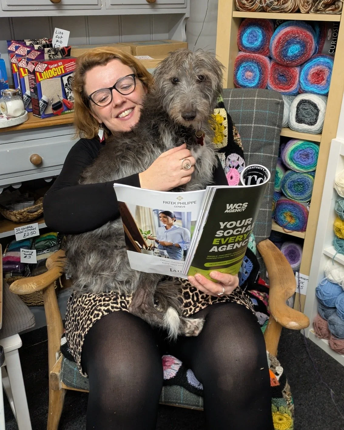 Have you seen us in @cardifflife.wales? 7.5 years into business and we've finally made it 😜 
Gwen is so impressed 🤣😜