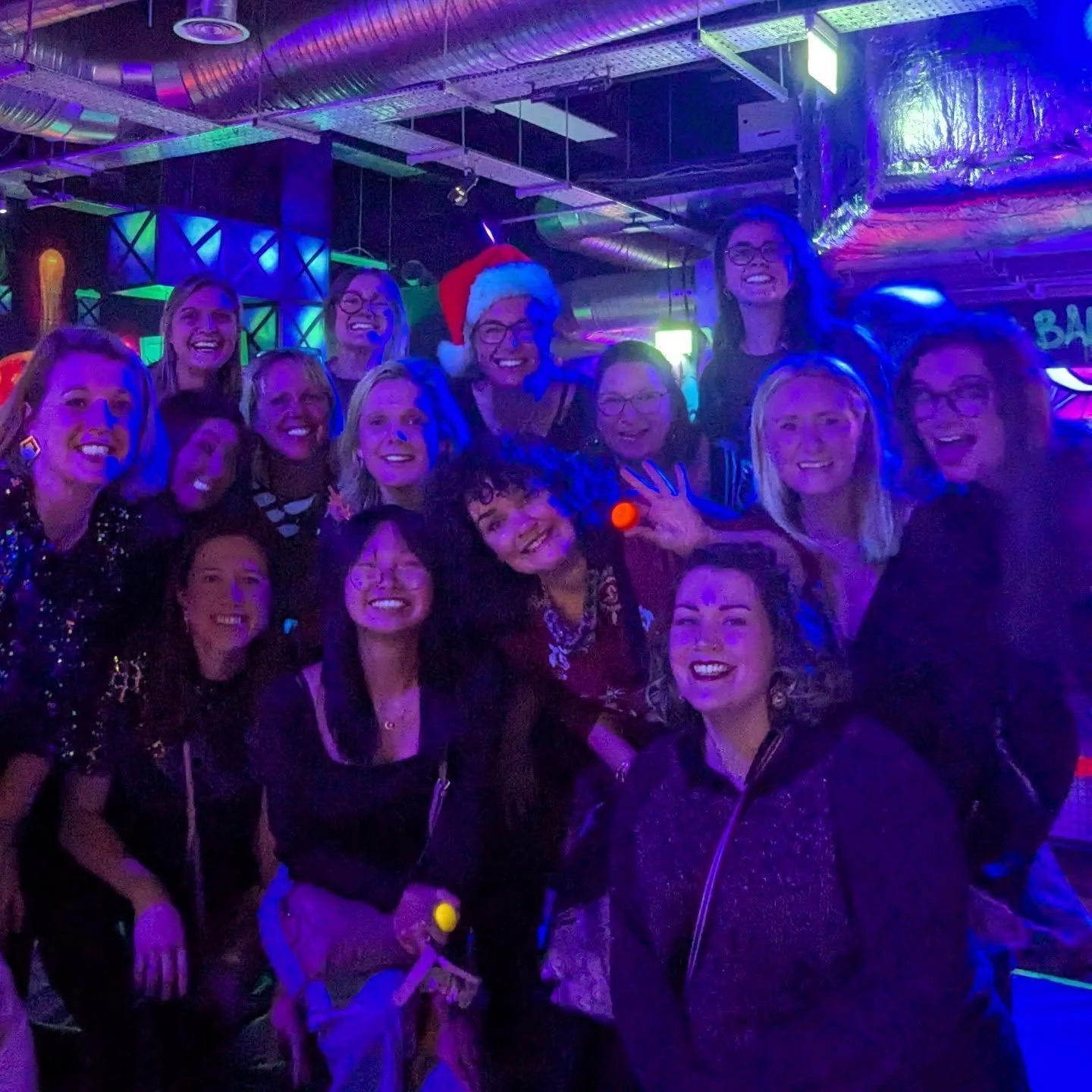 What a night! Team Lark plus our extended self employed creative pals headed to @golffanguk followed by tapas at @bacaretocardiff - we laughed so much, I had to carefully select which pics to select as some of them are wild after some brilliant handm