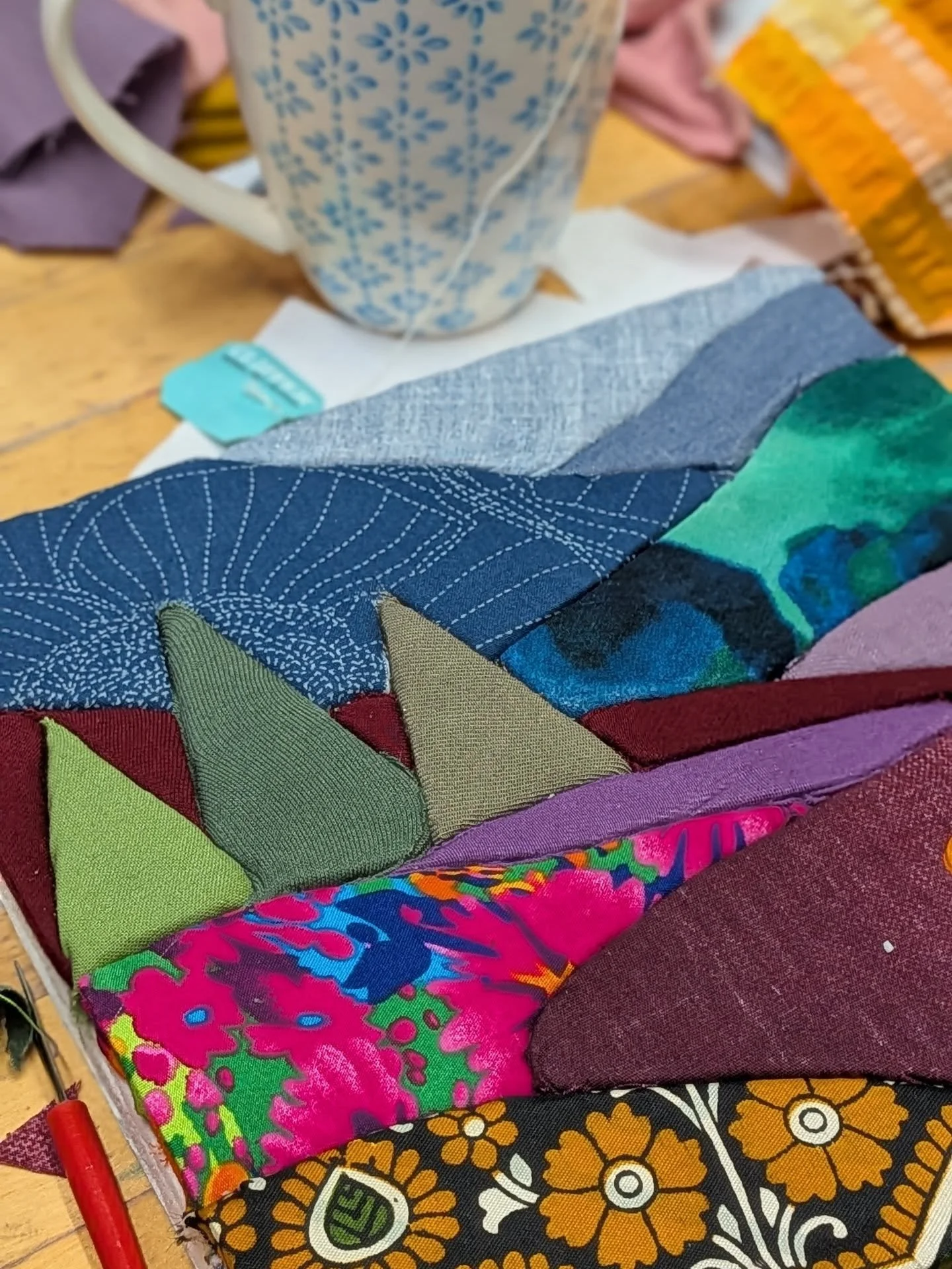 Great colour combos from today's Kinusaiga landscape workshop! 
April &amp; May workshop dates available to book now ☺️