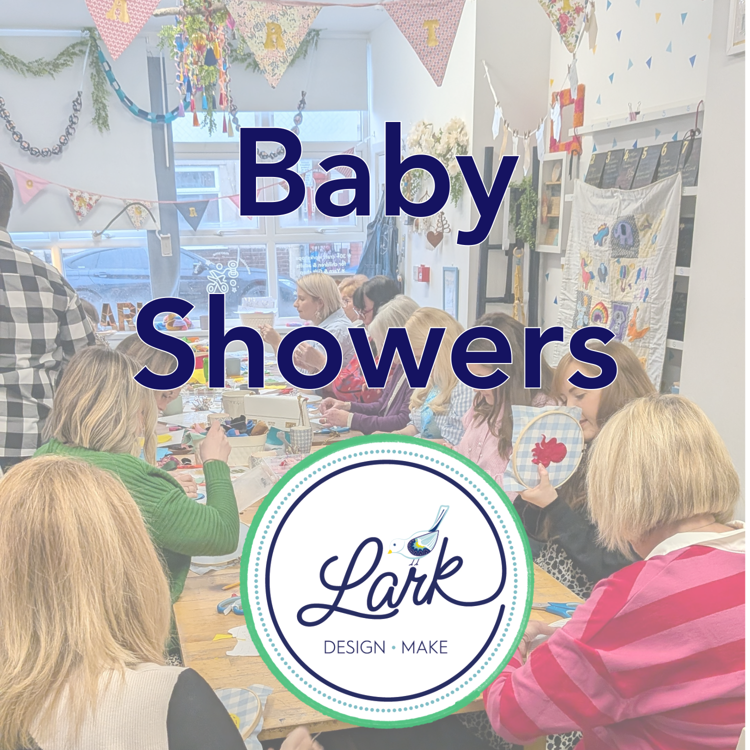  Why not get creative and let us help you host an alternative, craft Baby Shower. Relax and let us host you in our gorgeous Cardiff studio which we can decorate for your baby shower. We can also host mobile workshops and Zoom baby showers. Some ideas