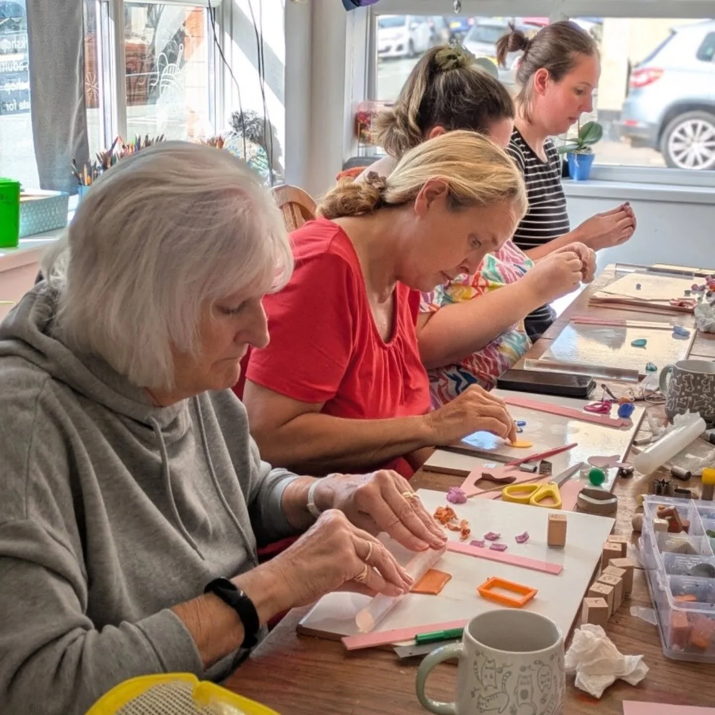 Lush little treat for you and a friend. Come and make some jewellery with Em of @emelyejamescreativestudio with polymer clay. Great for beginners and loads of fun colours, textures and cutters to choose from!

Our bext polymer workshop is Saturday 12