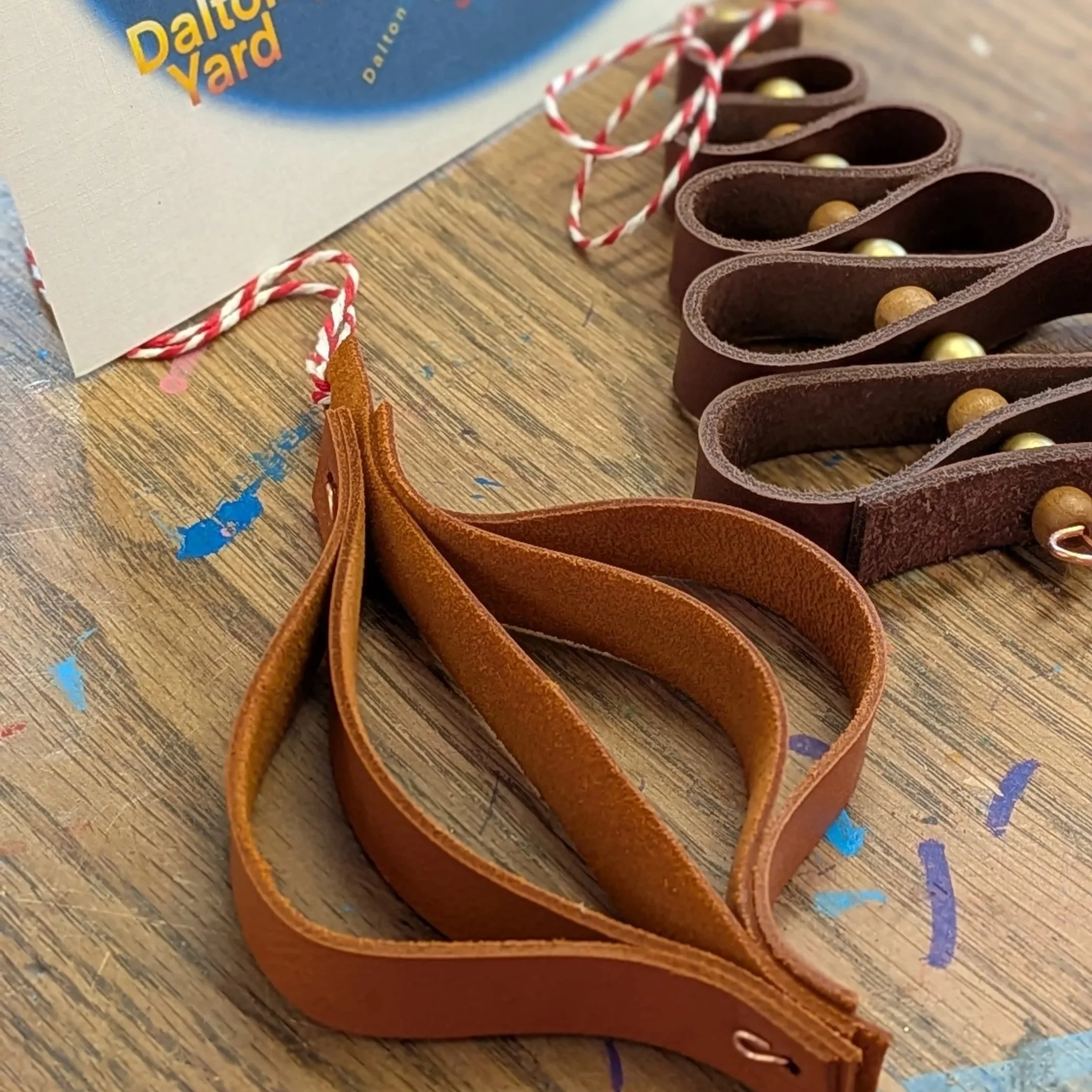 Leather decorations