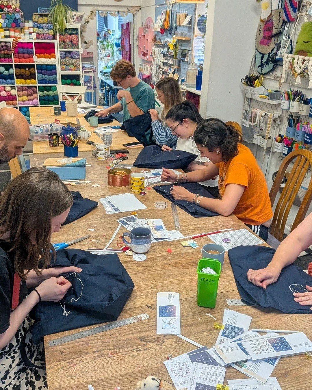 I've enjoyed teaching sashiko so much over the last couple of days that I'm treating you to 2 more chances to do it this July ☺️
Join me on Wednesday the 15th of July, I've added two times, one late morning and one in the evening, both will introduce
