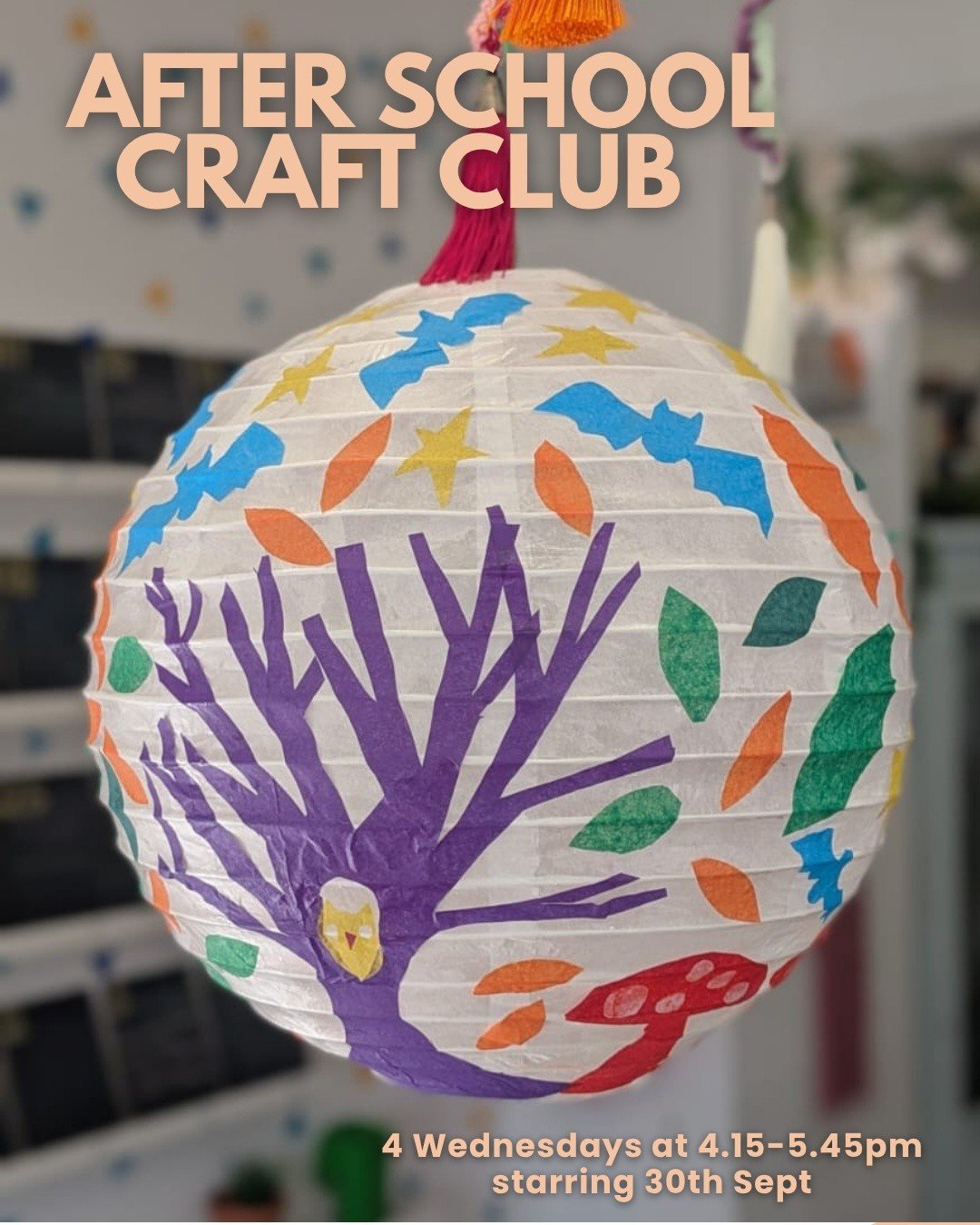 Bizarrely in our 8 years running Lark we've never run an after-school 'craft' club, we've run sewing and crochet clubs but never a mixture of crafts, once we realised we found 4 of our absolute favourite autumnal crafts and have created an awesome li