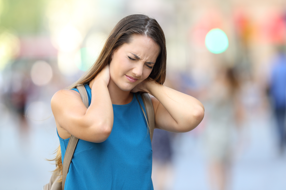 women with neck pain 