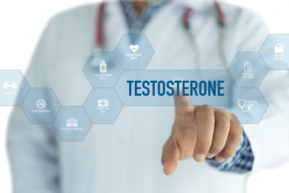 TESTOSTERONE Concept on Interface Touch Screen