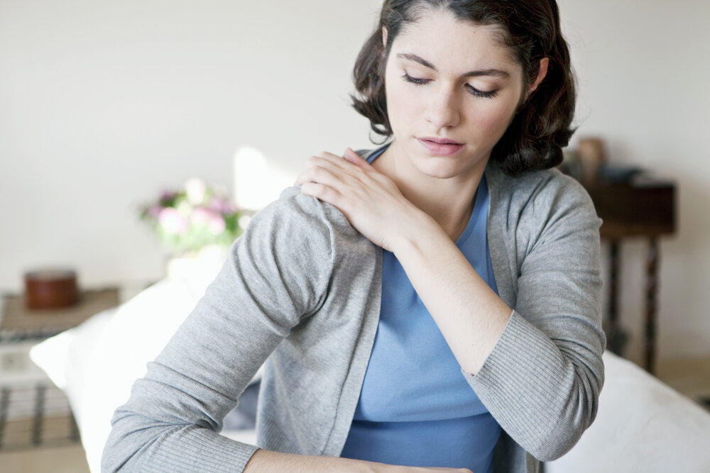 Shoulder Pain In A Woman