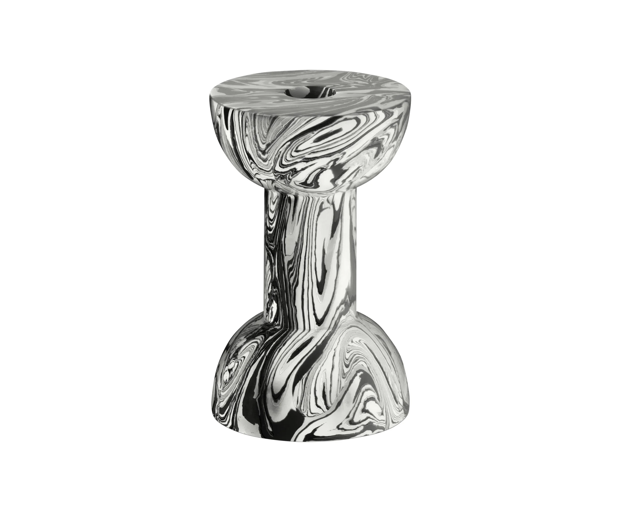 Swirl medium candle holder angle