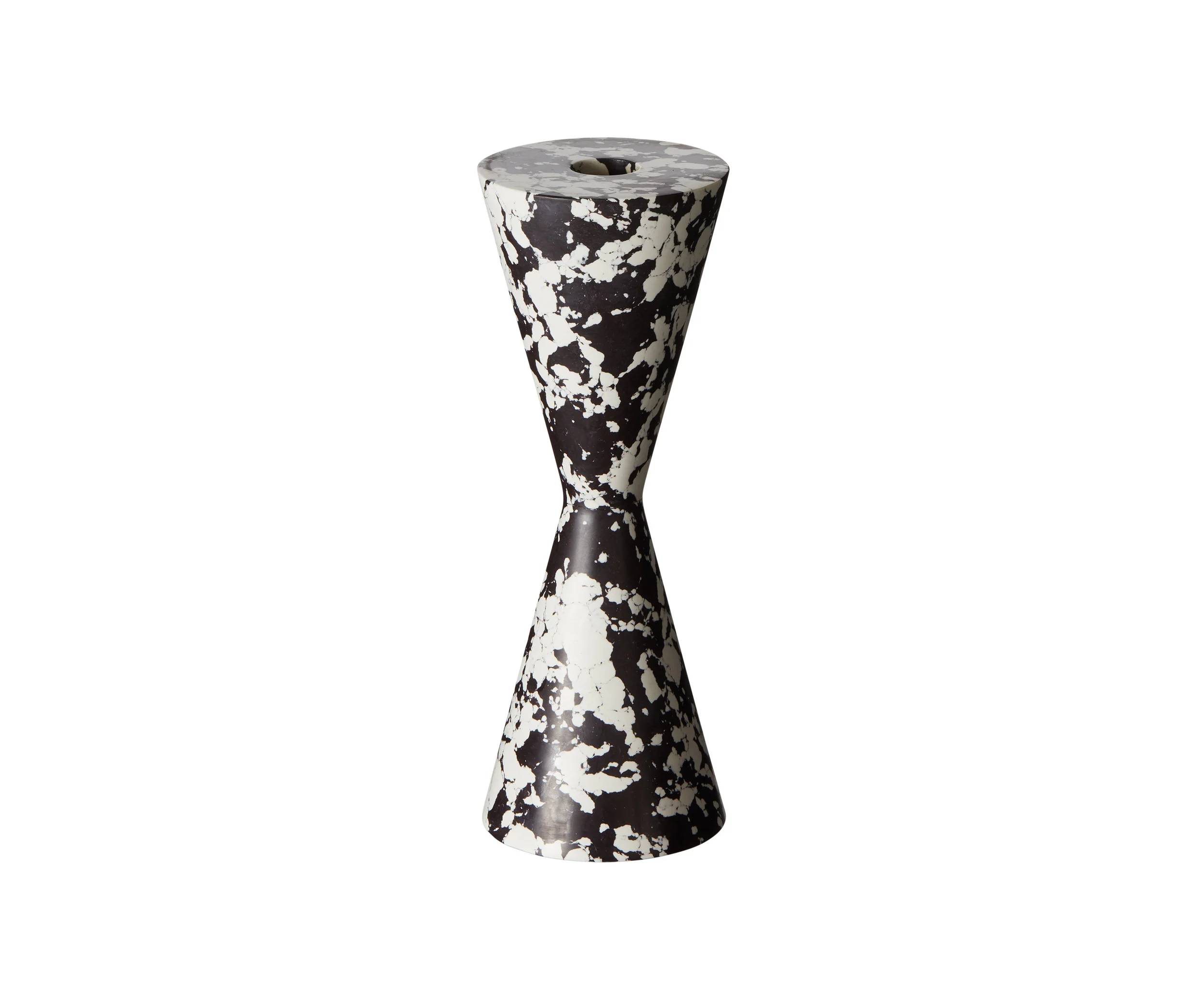 Swirl tall candle holder angle