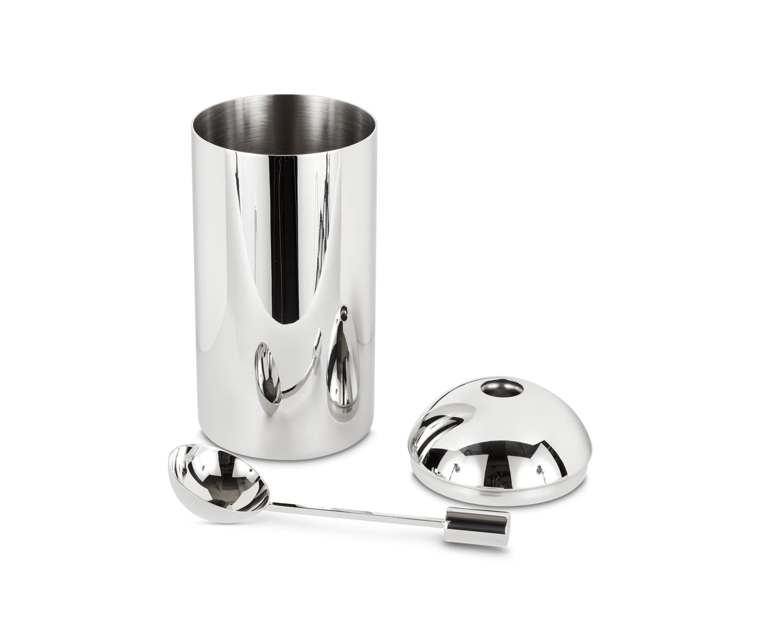 Brew coffee caddy stainless steel